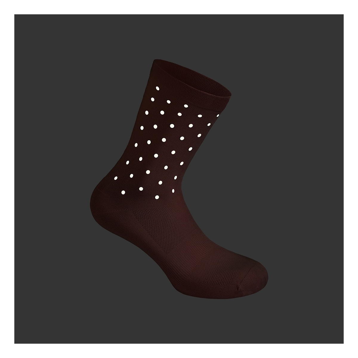 Reflective Crossing Dots Socks