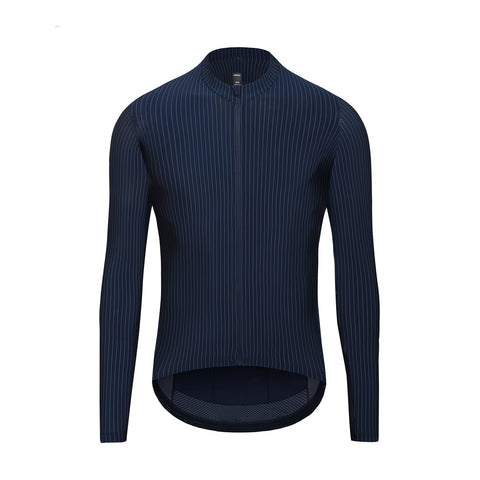 Pinstripe Long Sleeve Jersey / Navy