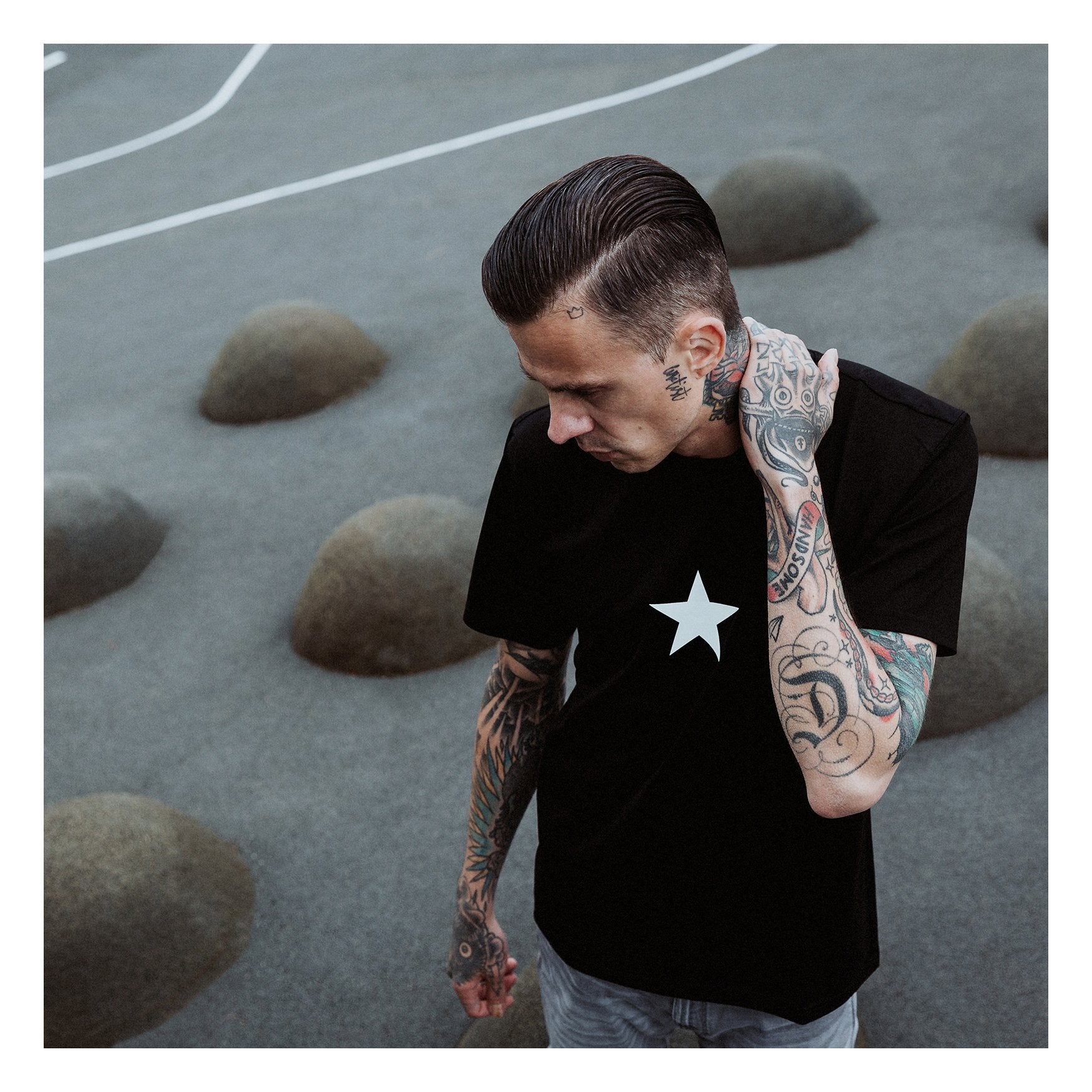 Star T-shirt / Reflective + Glow In The Dark