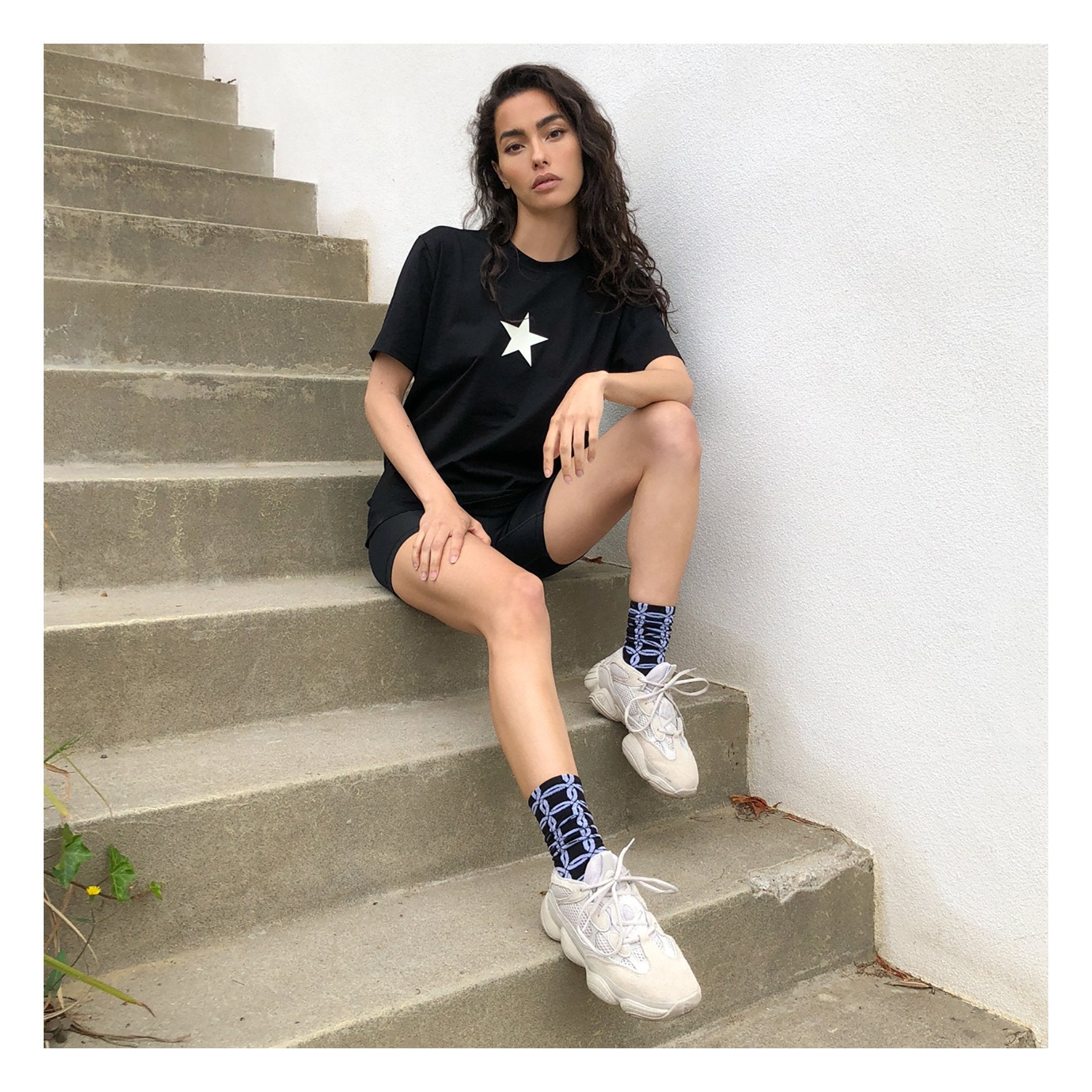 Star T-shirt / Reflective + Glow In The Dark