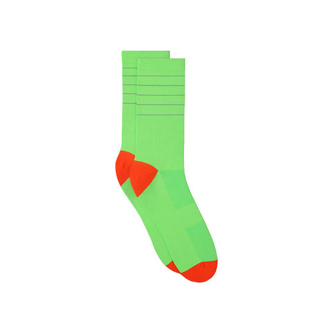 Reflective Glitter Socks - Green Flash / Fiesta