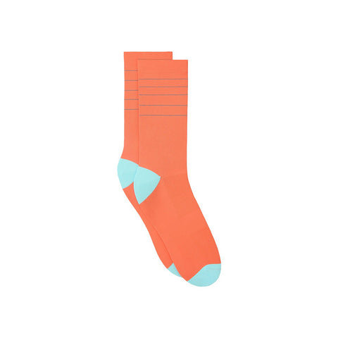 Reflective Glitter Socks - Peach Echo / Limpet Shell