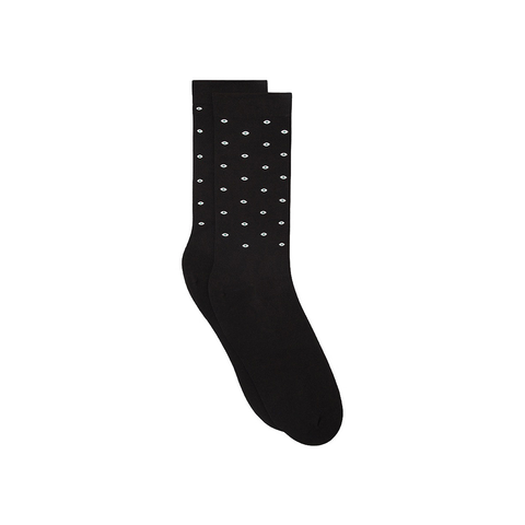 Reflective Glitter Socks - Buttercup / Black