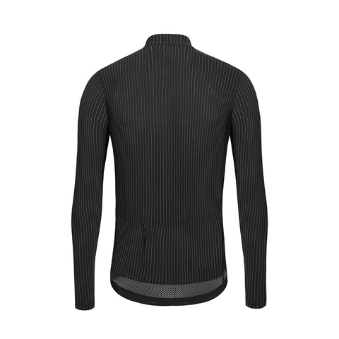 Pinstripe Long Sleeve Jersey / Black