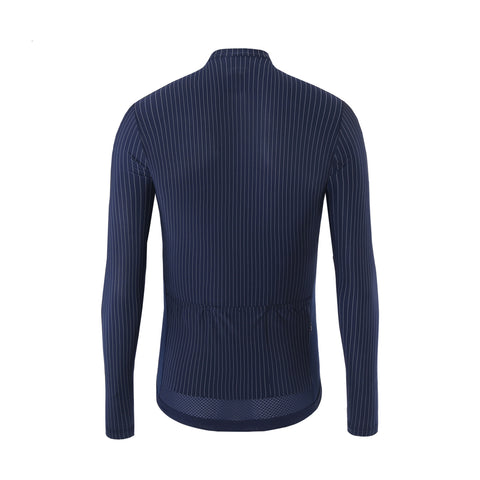 Pinstripe Long Sleeve Jersey / Navy