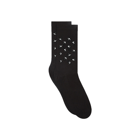 Reflective Crossing Dots Socks