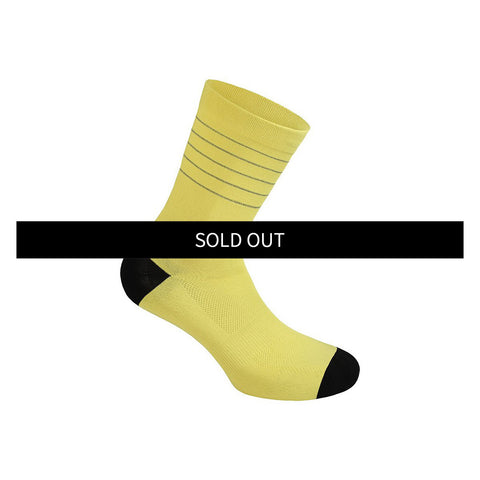 Reflective Glitter Socks - Buttercup / Black