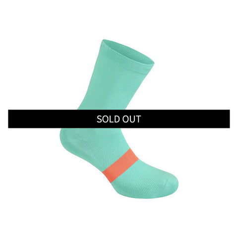 Classic Socks - Lucite Green / Peach Echo